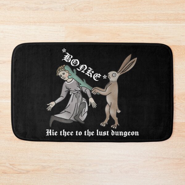 Item preview, Medieval Bonk rabbit (White) designed and sold by MargiKnights.