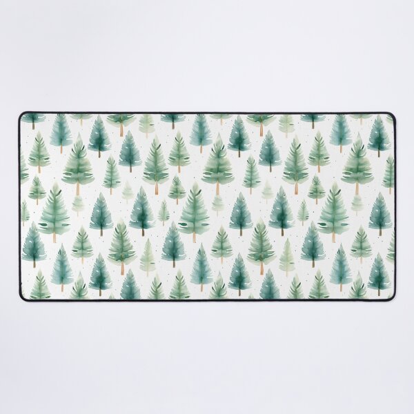 Item preview, Watercolor Christmas tree forest. designed and sold by PawsandPages.