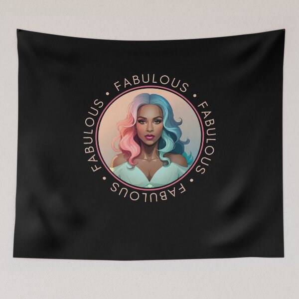 Item preview, Fabulous Woman Retro Pink Glamourous Insignia Circle Emblem designed and sold by Melan Designs.