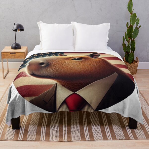 Item preview, Capybara in Charge: Presidential Portrait designed and sold by Paubiz.