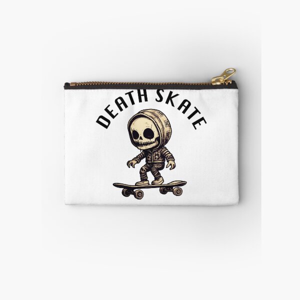 Item preview, Skeleton Skateboarder - Death Skate (Black Lettering) designed and sold by VelvetRoom.