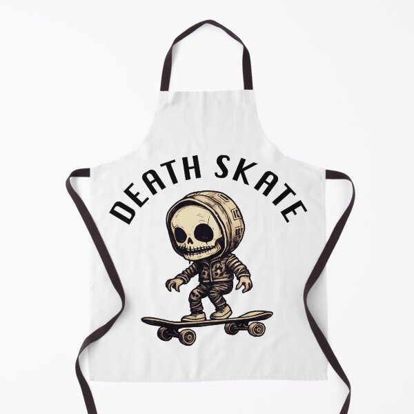 Item preview, Skeleton Skateboarder - Death Skate (Black Lettering) designed and sold by VelvetRoom.