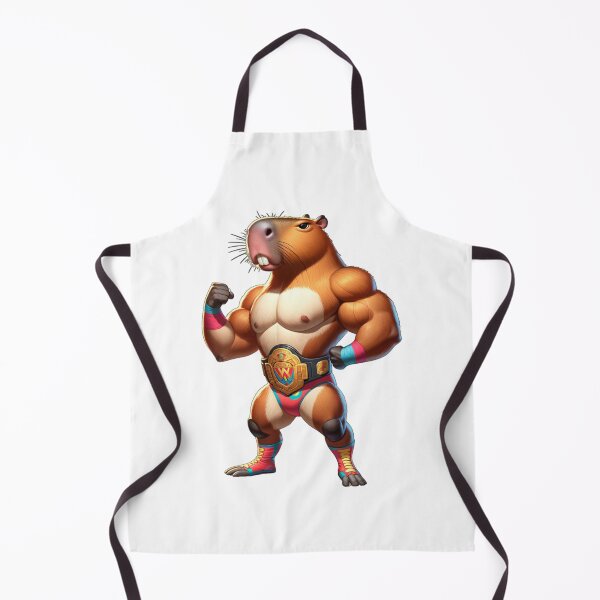 Item preview, Strong Capybara Professional Wrestler Fighter Performer with Belt designed and sold by kylmllr101684.