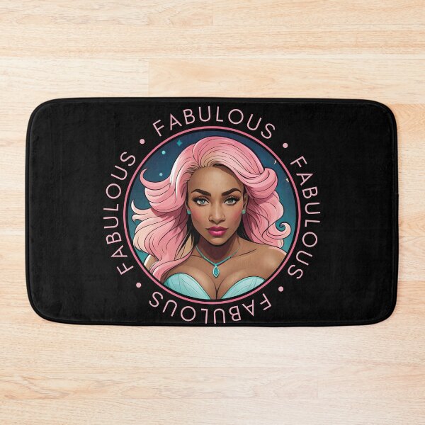 Item preview, Fabulous Woman Retro Pink Glamourous Insignia Circle Emblem designed and sold by Melan Designs.