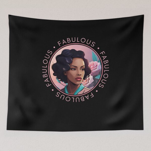 Item preview, Fabulous Woman Retro Pink Glamourous Insignia Circle Emblem designed and sold by Melan Designs.