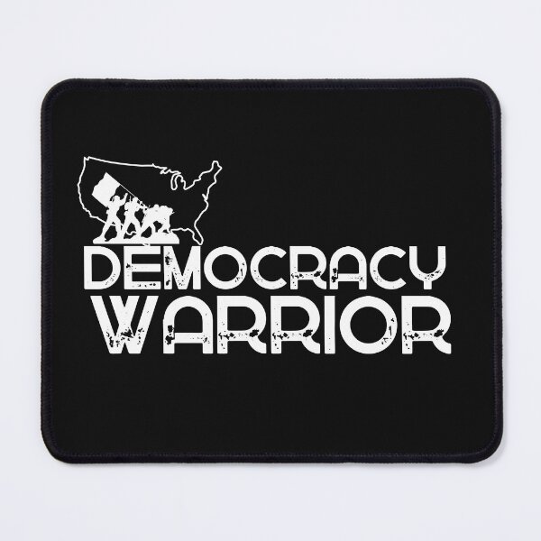 Item preview, Democracy Warrior Democratic Political Design designed and sold by EarthArtDesigns.