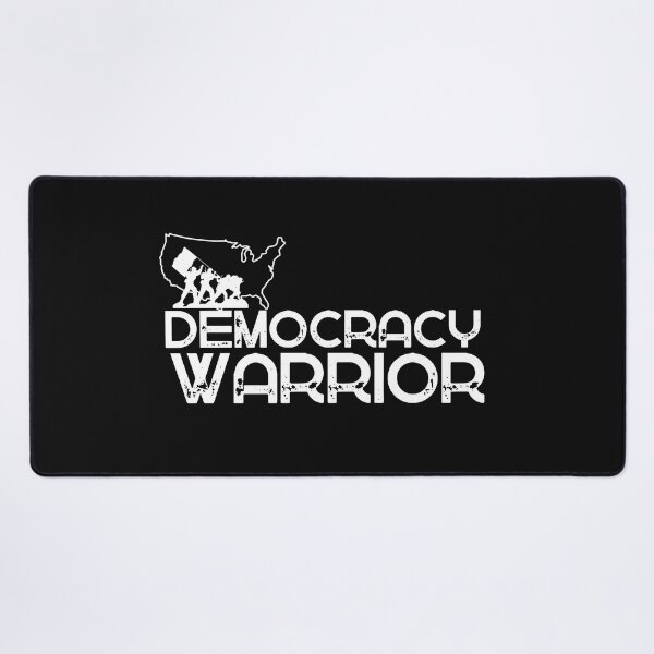 Item preview, Democracy Warrior Democratic Political Design designed and sold by EarthArtDesigns.