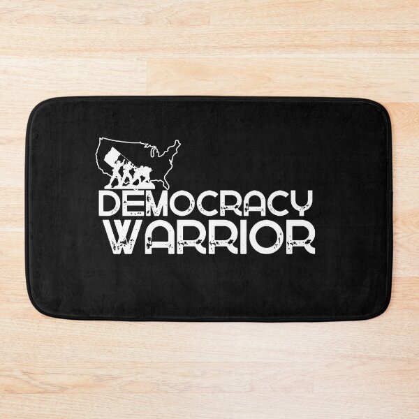 Item preview, Democracy Warrior Democratic Political Design designed and sold by EarthArtDesigns.