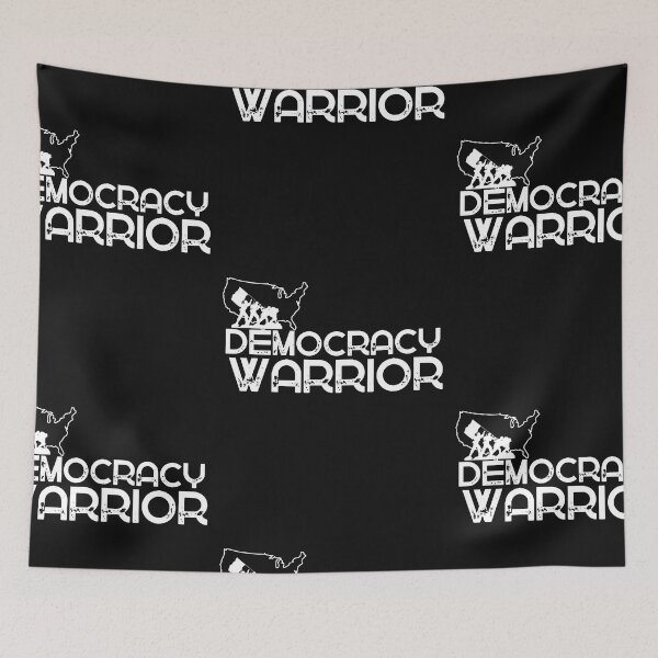 Item preview, Democracy Warrior Democratic Political Design designed and sold by EarthArtDesigns.