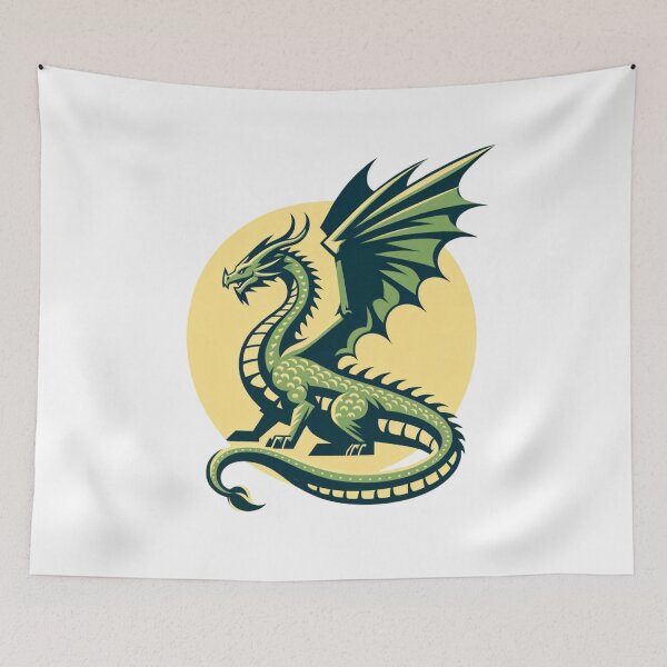 Item preview, Retro Dragon designed and sold by CharmStudio.