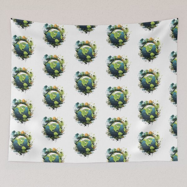 Item preview, Earth's Embrace - Harmony with Nature Design designed and sold by Pobru.