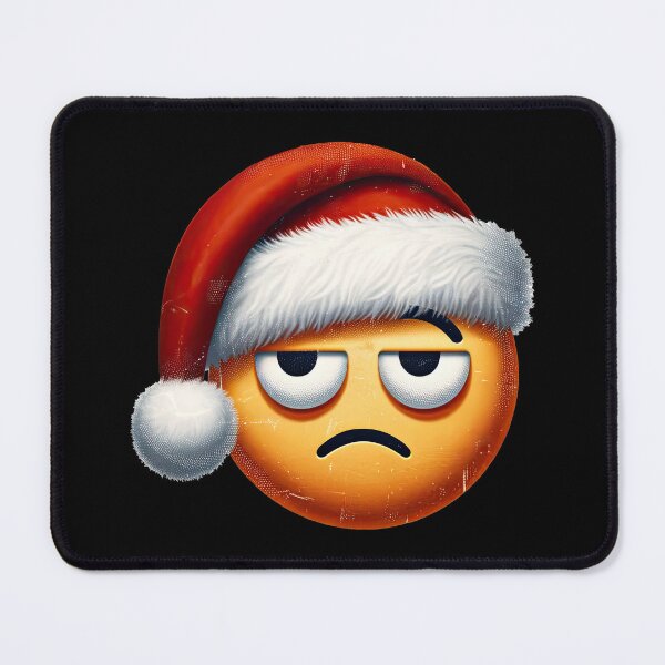 Item preview, Grumpy Emoji's Holiday Discontent - emoji christmas designed and sold by MAPDDesigns.
