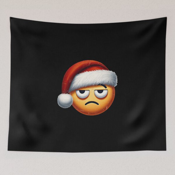 Item preview, Grumpy Emoji's Holiday Discontent - emoji christmas designed and sold by MAPDDesigns.