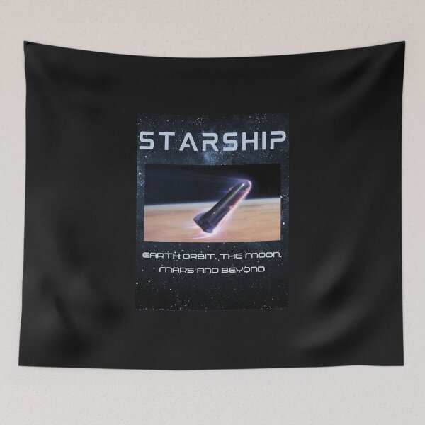 Item preview, spacex starship designed and sold by TEEJAMBOREE.