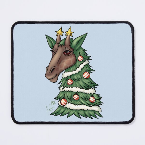 Item preview, Christmas Tree Giraffe designed and sold by BluekittieArts.