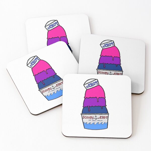 Item preview, Scoops of Pride (Bi) designed and sold by RuthandRose.