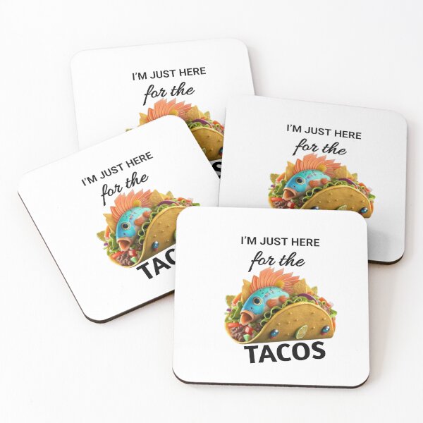 Item preview, Taco Gift Ideas - "I'm Just Here for the Tacos" designed and sold by Obinne.