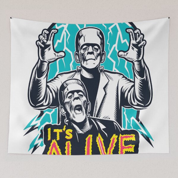 Item preview, Frankenstein Halloween Monster It's Alive designed and sold by KitonicTees.