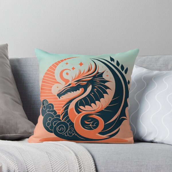 Item preview, Serpentine Elegance: Modern Dragon Emblem designed and sold by DragonRealms.