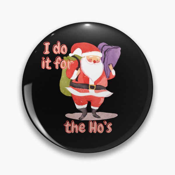 Item preview, I do it for the ho ho's - Watercolor Illustration designed and sold by PixelBadBunny.