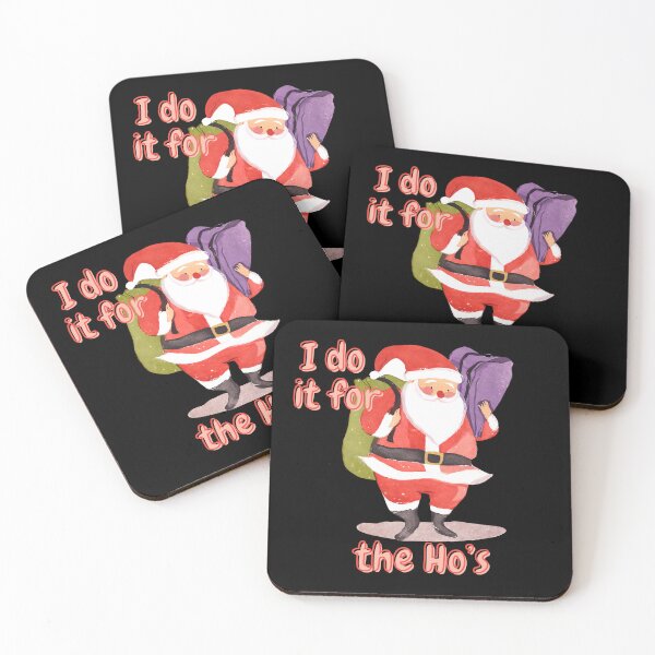 Item preview, I do it for the ho ho's - Watercolor Illustration designed and sold by PixelBadBunny.