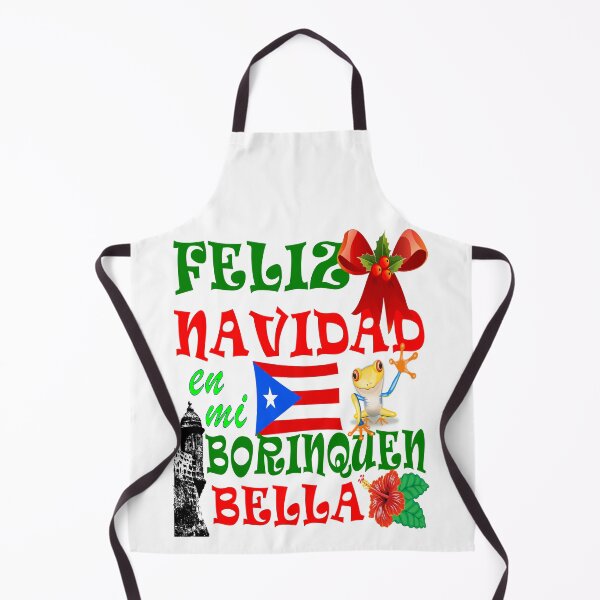 Item preview, Feliz Navidad en mi Borinquen Bella Puerto Rico Christmas art designed and sold by Verle-art.