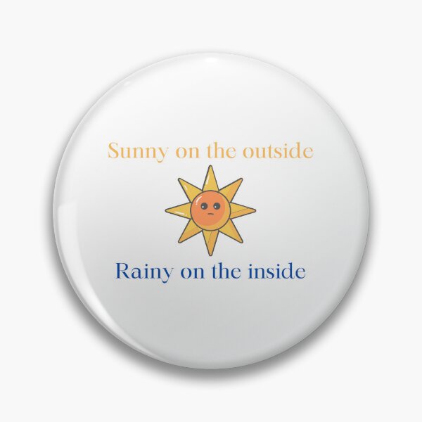 Item preview, Sunny on the outside rainy on the inside designed and sold by JadeAbstract.