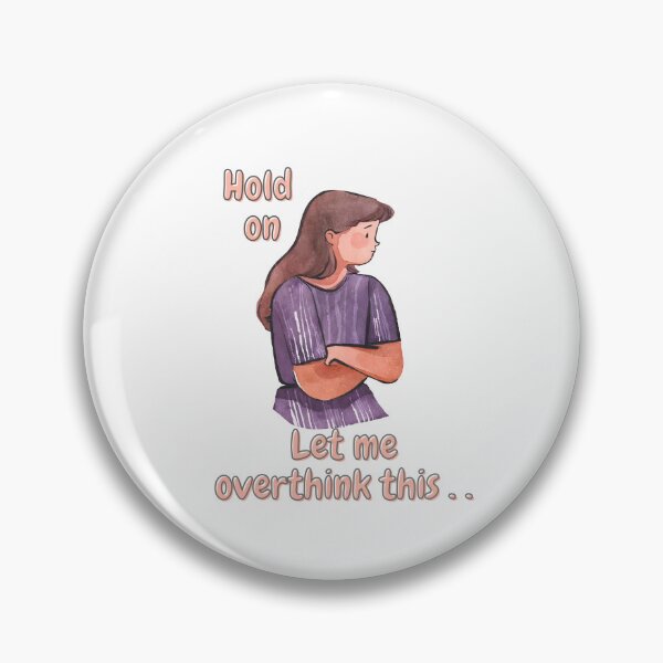 Item preview, The Overthinker - Watercolor Illustration designed and sold by PixelBadBunny.