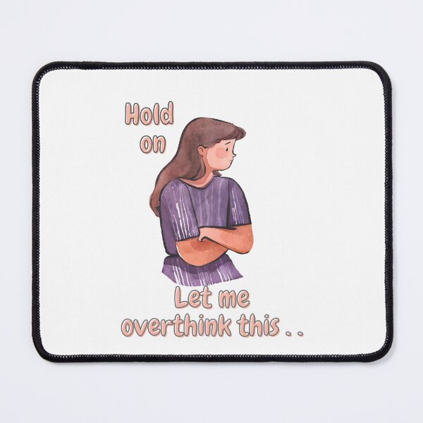 Item preview, The Overthinker - Watercolor Illustration designed and sold by PixelBadBunny.
