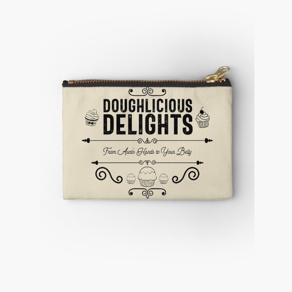 Item preview, Doughlicious Delights, From Aunt's Hands to Your Belly - Bakery, Pastry, and Cupcake Lovers (Black Design) designed and sold by Spiprinto.