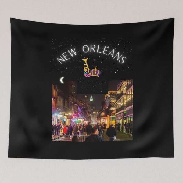 Item preview, New Orleans -Bourbon Street Night Scene designed and sold by Planet Agora.