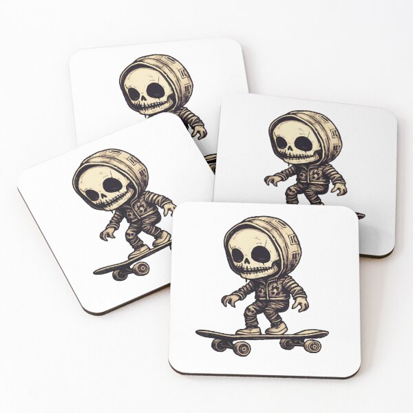 Item preview, Skeleton Skateboarder designed and sold by VelvetRoom.