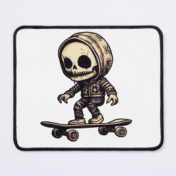Item preview, Skeleton Skateboarder designed and sold by VelvetRoom.