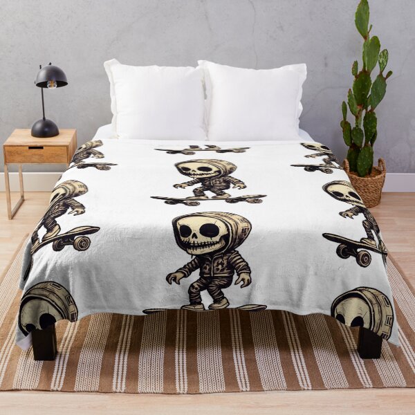 Item preview, Skeleton Skateboarder designed and sold by VelvetRoom.