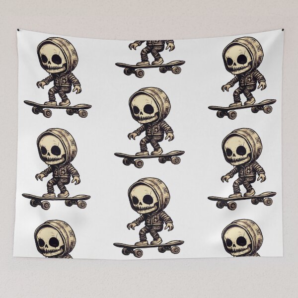 Item preview, Skeleton Skateboarder designed and sold by VelvetRoom.