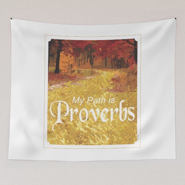 Item preview, My Path is Proverbs designed and sold by TerScott.