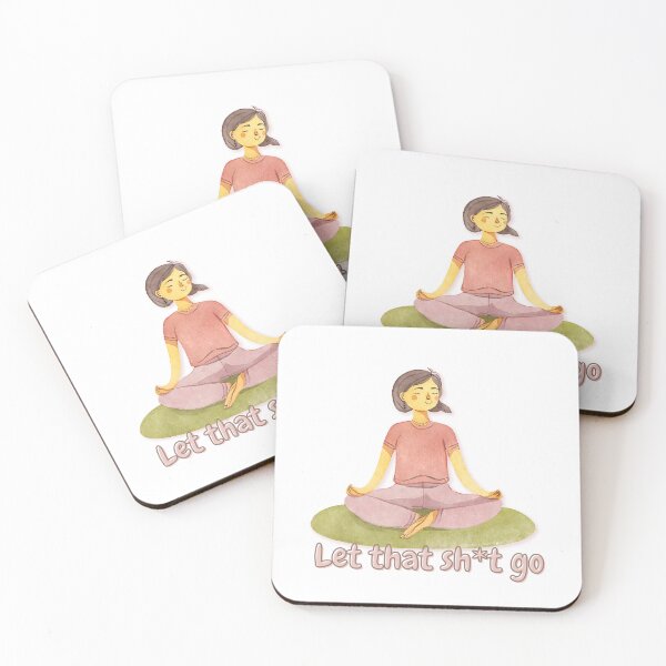 Item preview, Let that "s" go- Watercolor Illustration designed and sold by PixelBadBunny.