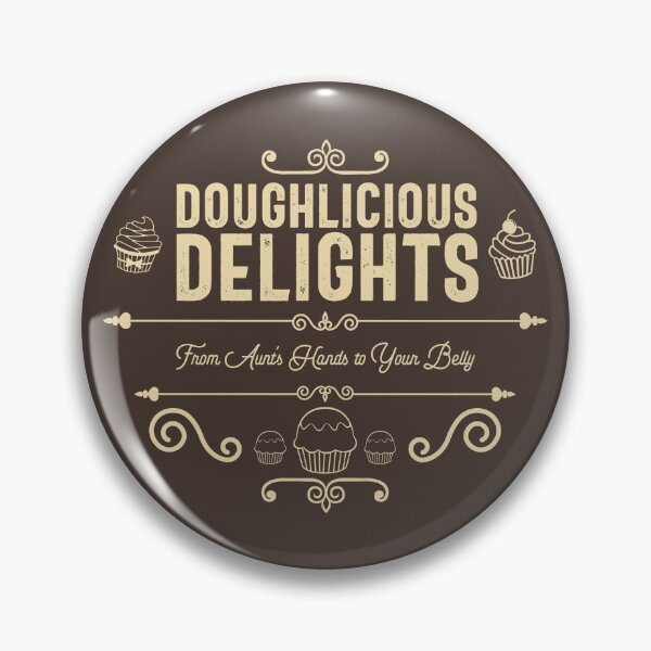 Item preview, Doughlicious Delights, From Aunt's Hands to Your Belly - Bakery, Pastry, and Cupcake Lovers (Creamy Yellow Design) designed and sold by Spiprinto.