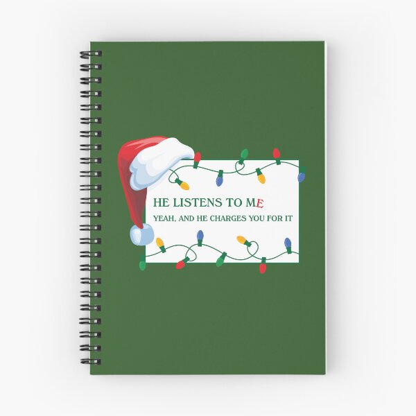 Item preview, He Listens to Me The Santa Clause Therapist Psychiatrist Christmas Gift designed and sold by lirpanator.