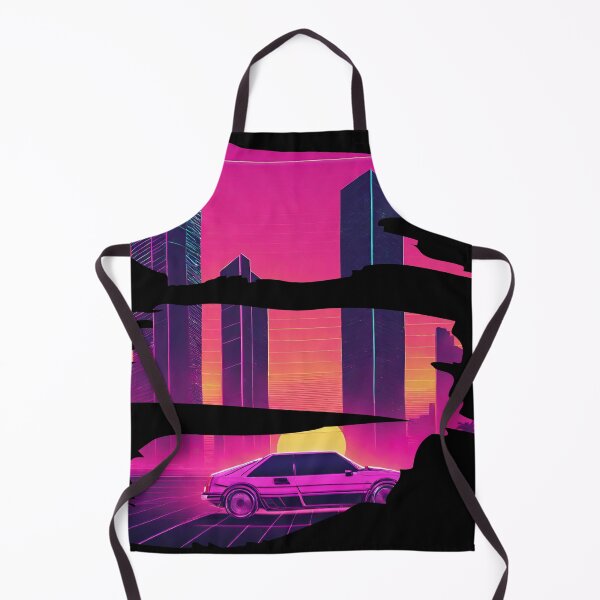 Item preview, Retro Años 80 Synthwave Nostálgico Ciudad y Coche designed and sold by SayItWithYours.