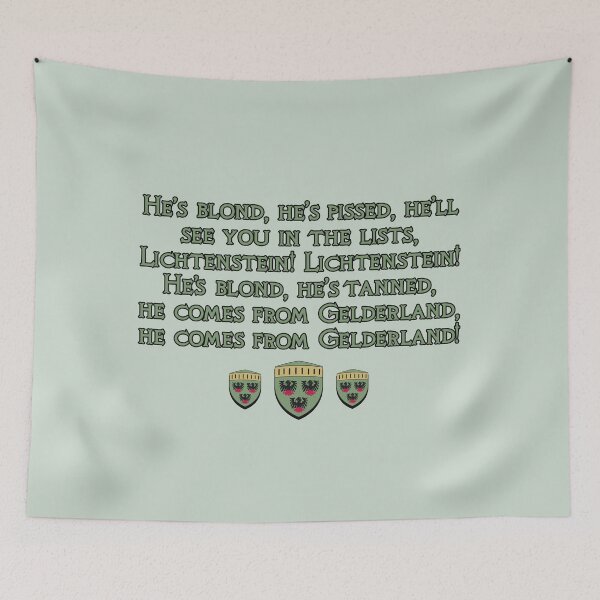 Item preview, A Knights Tale Song Lichtenstein from Gelderland designed and sold by baranskini.