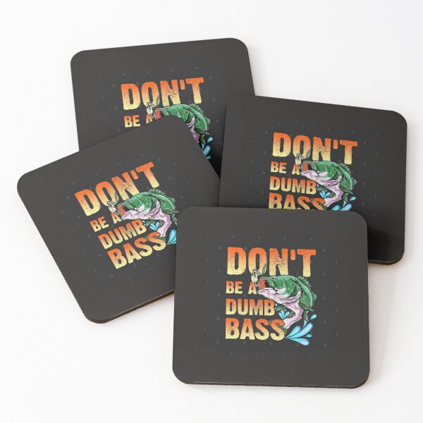 Item preview, fishing-shirt dont be dumb bass funny dad t-shirt designed and sold by Deadliness45.