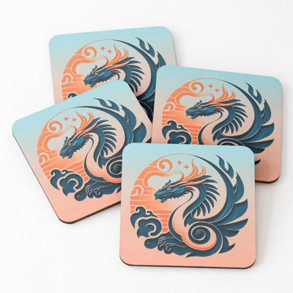 Item preview, Radiant Reverie: Gradient Sun Dragon Logo designed and sold by DragonRealms.