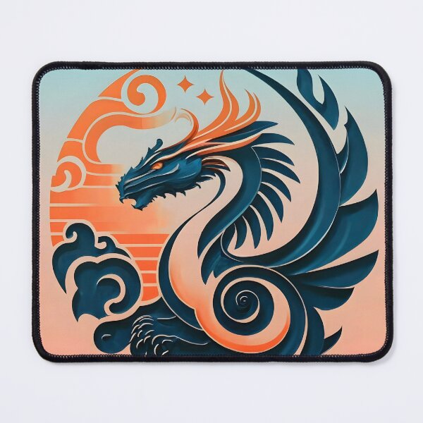 Item preview, Radiant Reverie: Gradient Sun Dragon Logo designed and sold by DragonRealms.