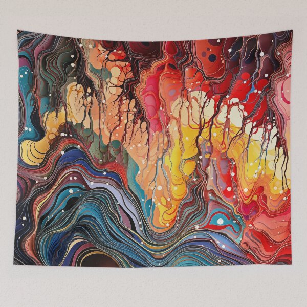 Item preview, Vibrant Motion Psychedelic Flowing Fractals designed and sold by Rocky Mountain Artistry.