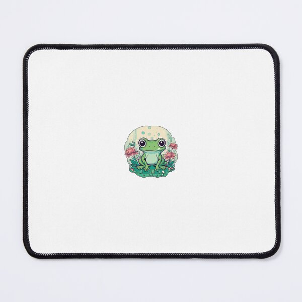 Item preview, Green frog with flowers designed and sold by Renlexd.