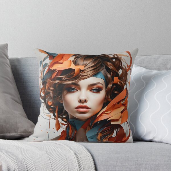 Item preview, Abstract Female Portrait designed and sold by TheCatsCorner.