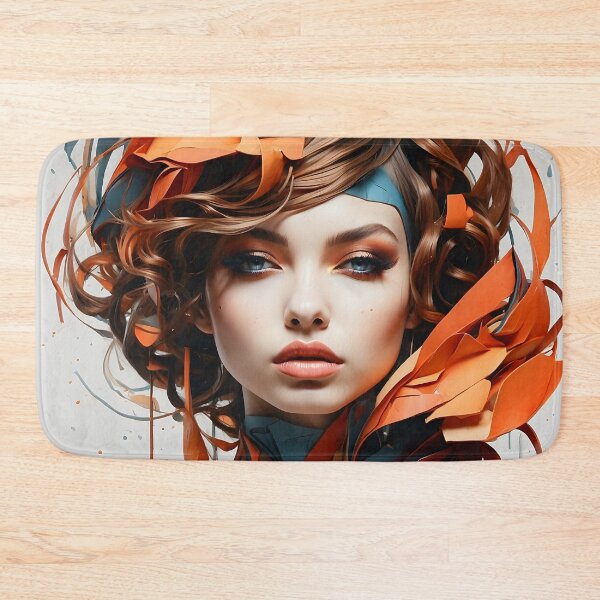 Item preview, Abstract Female Portrait designed and sold by TheCatsCorner.