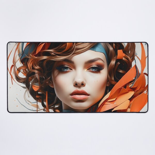 Item preview, Abstract Female Portrait designed and sold by TheCatsCorner.