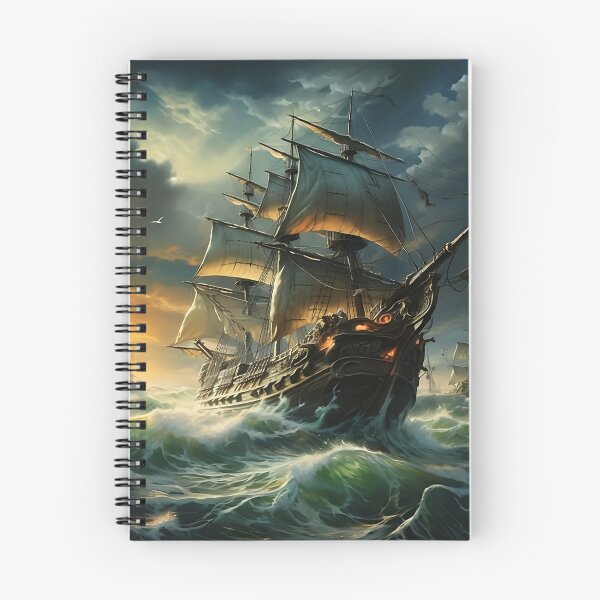 Item preview, Ghost Pirate Ship - Stormy Seas designed and sold by SnoopyTF.